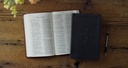 ESV Value Thinline Bible Charcoal Cross