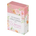 101 Favourite Bible Verses For Women Pink Floral Box of Blessings