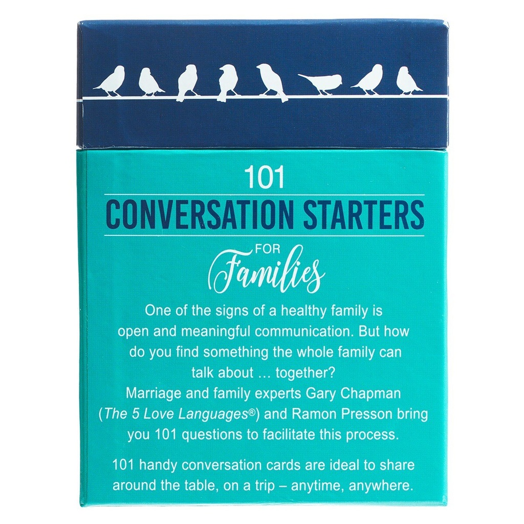 101 Conversation Starters for Families Boxed Cards