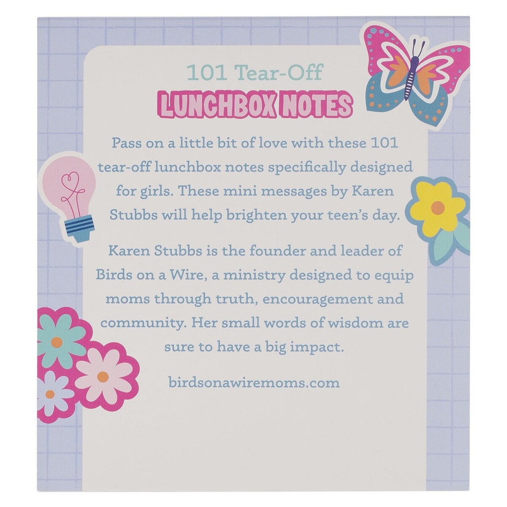 101 Lunchbox Notes For Girls Shine For Jesus Purple (01/25)