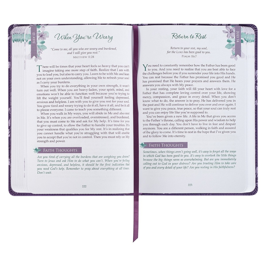 A Journey With Jesus 365 Devotions Purple