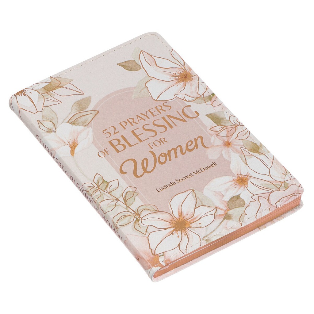 52 Prayers of Blessing For Women Faux Leather