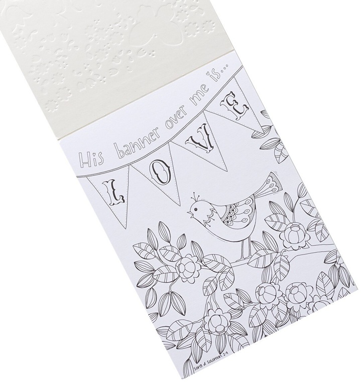 Colouring Postcards Book Be Still and Know