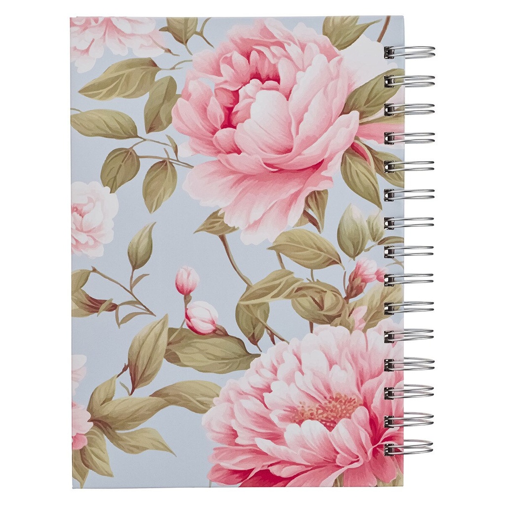 Journal Noble Things Pink Peony Wirebound