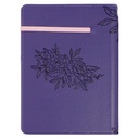 Journal Noble Things Purple with Pen Holder