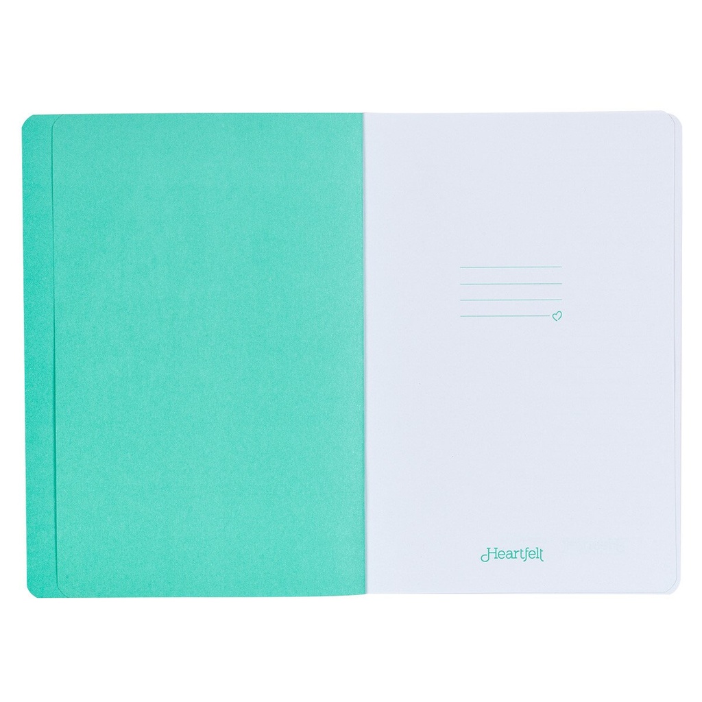 Journal Never Give Up Orange Blossoms Flexcover