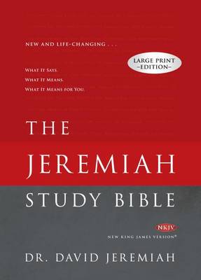 NKJV Jeremiah Study Bible Large Print H/C