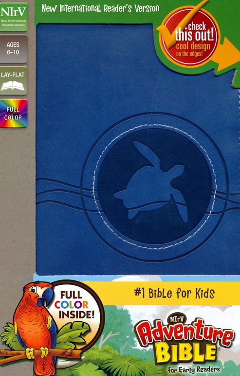 NIrV Adventure Bible for Early Readers DuoTone Blueberry