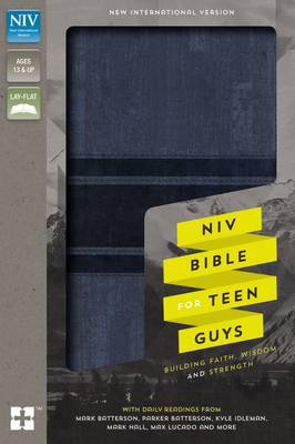 NIV Bible for Teen Guys Blue Imitation Leather