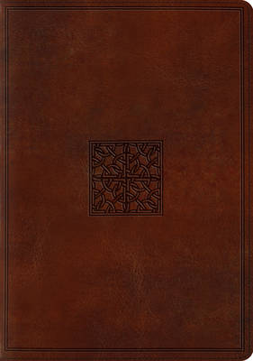 ESV Study Bible TruTone Walnut Celtic Imprint
