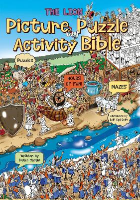 Lion Picture Puzzle Activity Bible Book