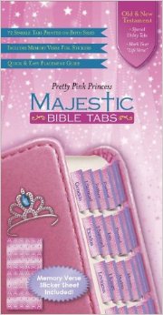 Majestic Bible Tabs Pretty Pink Princess