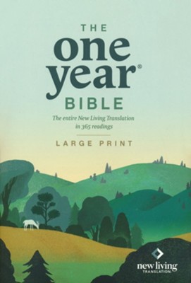 NLT One Year Slimline Large Print P/B