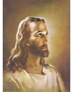 Sallman Print: 8X10 Head Of Christ