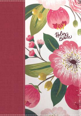NKJV Woman's Study Bible Cloth Board Pink Floral Full Colour