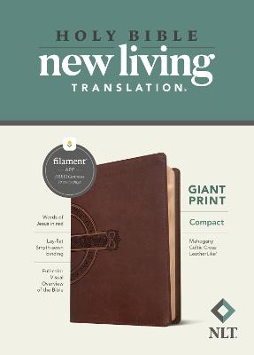 NLT Compact Giant Print Bible Filament Enabled Brown
