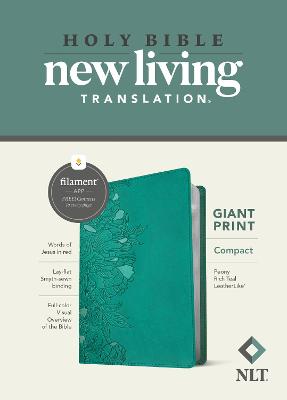 NLT Compact Giant Print Bible Filament Enabled Teal
