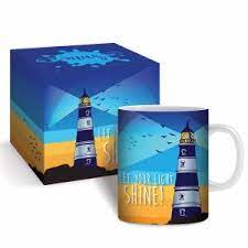 Mug Let Your Light Shine Lighthouse w/Box