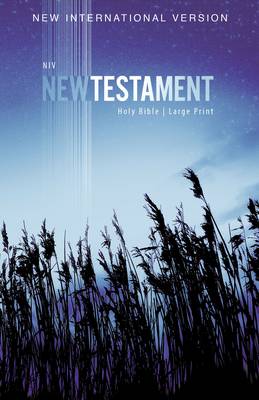 NIV New Testament Outreach Large Print Blue Wheat P/B