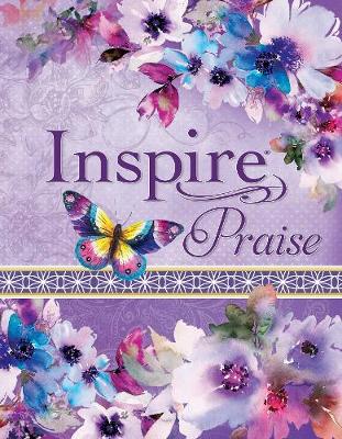 NLT Inspire Praise Bible Purple Garden Leatherlike