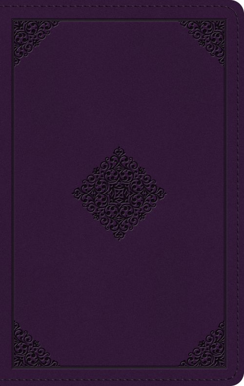 ESV Large Print Personal Size Bible Lavender I/L