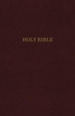 KJV Reference Bible Personal Size Giant Print Burgundy I/L