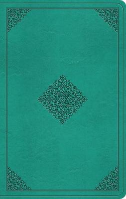 ESV Value Thinline Bible Teal Ornament Design I/L