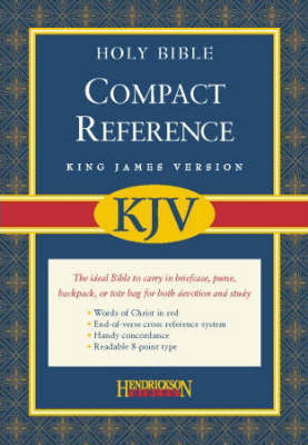 KJV Compact Reference Bonded Leather Burgundy