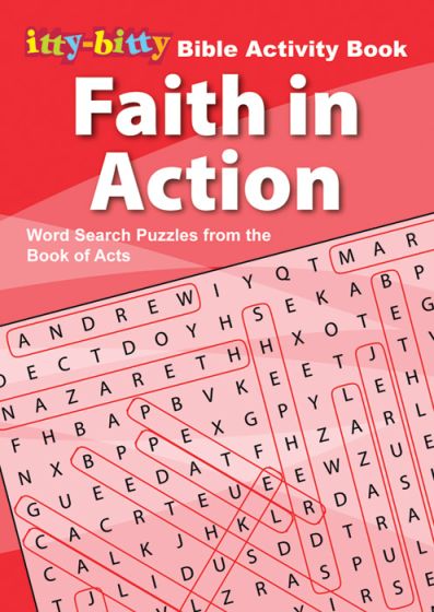Faith in Action Word Search Bible Activity Book (itty bitty)