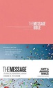 Message Gift and Award Bible Coral Imitation Leather