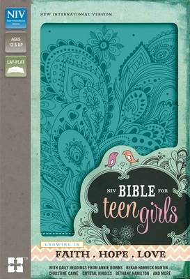 NIV Bible For Teen Girls Teal Imitation Leather