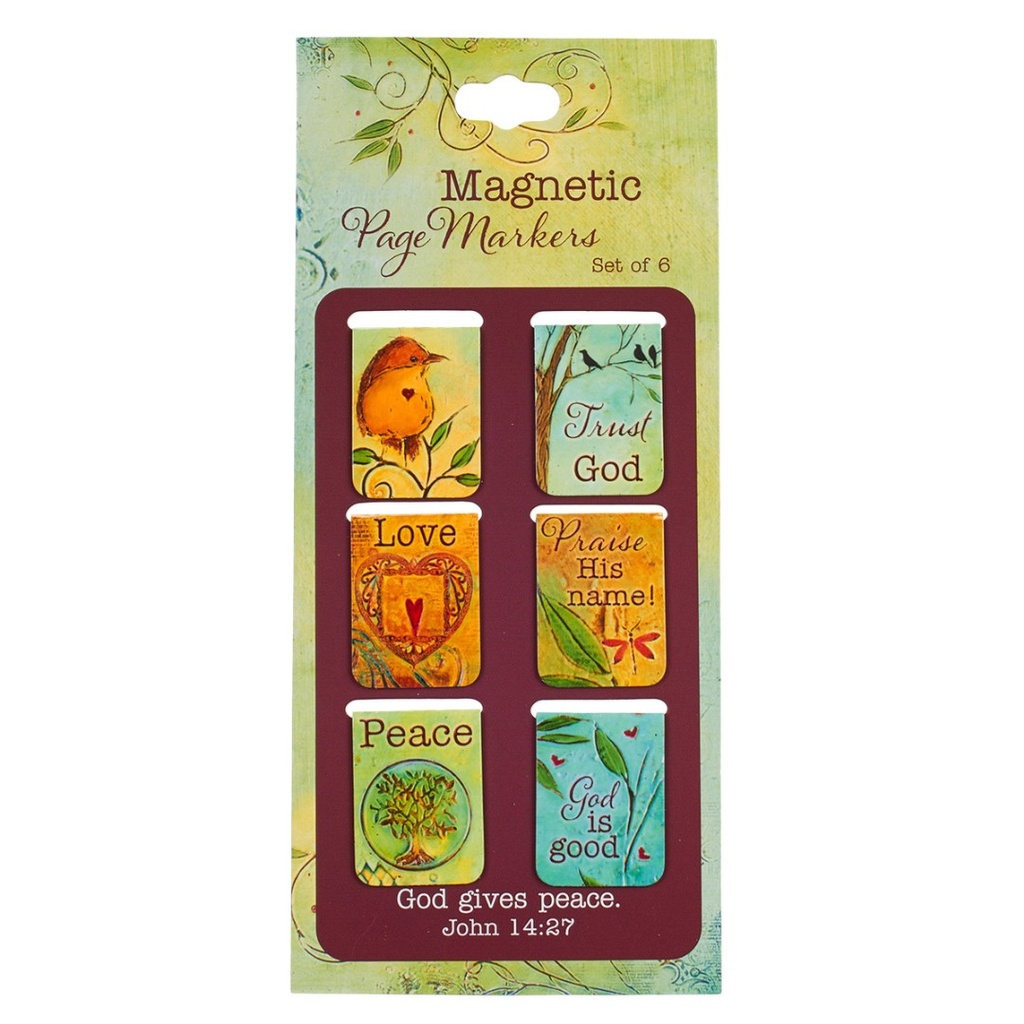 Pagemarker Magnetic Green Peaceful Thought