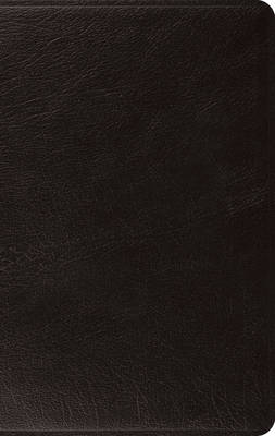 ESV Large Print Thinline Bible Black Genuine Leather