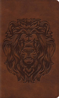 ESV Thinline Bible Brown Royal Lion