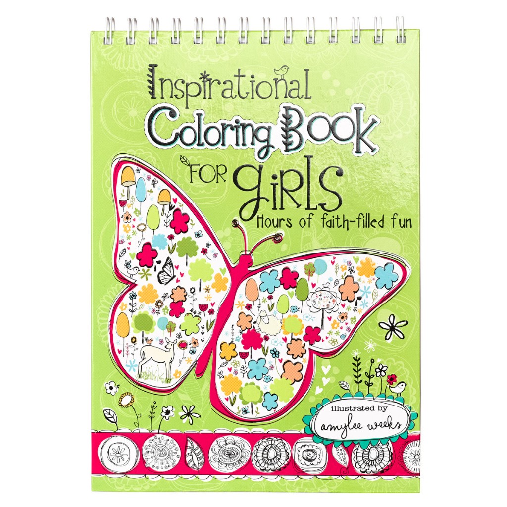Inspirational Colouring Book For Girls