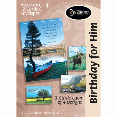 GC: Boxed Birthday For Him - Outdoor Scenes