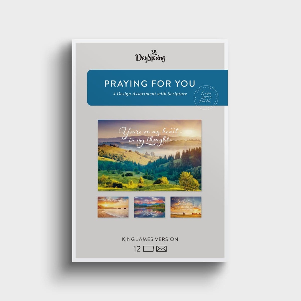 GC: Boxed Praying For You Landscape Photos KJV