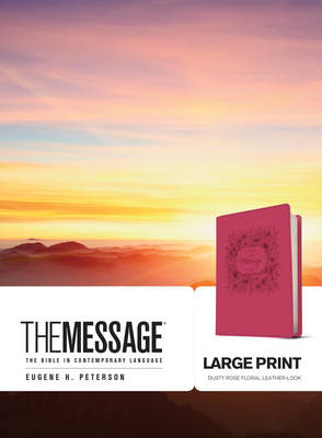 Message Large Print Dusty Rose Floral I/L
