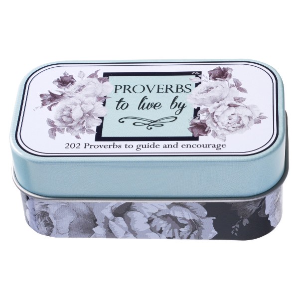 Promise Cards In Tin Proverbs To Live By