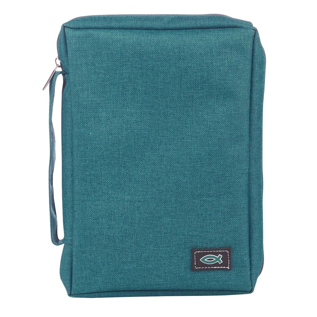 Bible Case Polycanvas Value - Teal Medium