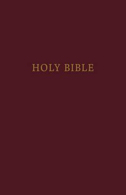 KJV Pew Bible Large Print Burgundy H/C