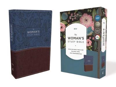 NIV Woman's Study Bible Blue/Brown I/L Full-Colour L/P