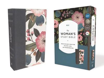 NIV Woman's Study Bible Blue Floral H/C Full-Colour L/P