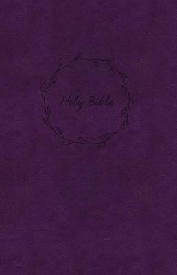 NKJV Value Thinline Bible Large Print Purple Imitation Leath