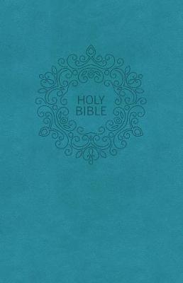 NKJV Value Thinline Bible Large Print Turquoise I/L