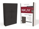 NKJV Value Thinline Bible Standard Print Charcoal I/L