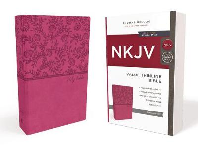 NKJV Value Thinline Bible Standard Print Pink I/L
