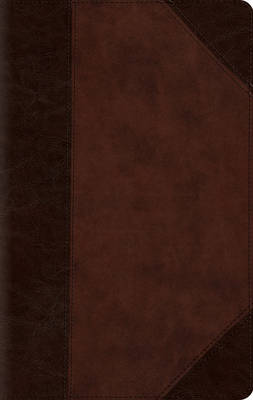 ESV Bible Large Print Compact Trutone Brown/Walnut