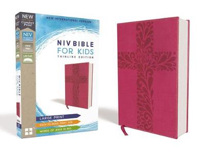 NIV Bible For Kids Large Print Thinline Pink I/L