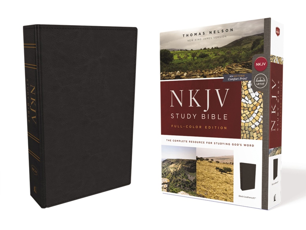 NKJV Study Bible Full-Colour Black I/L